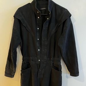Long Denim Jumpsuit Vintage Size S